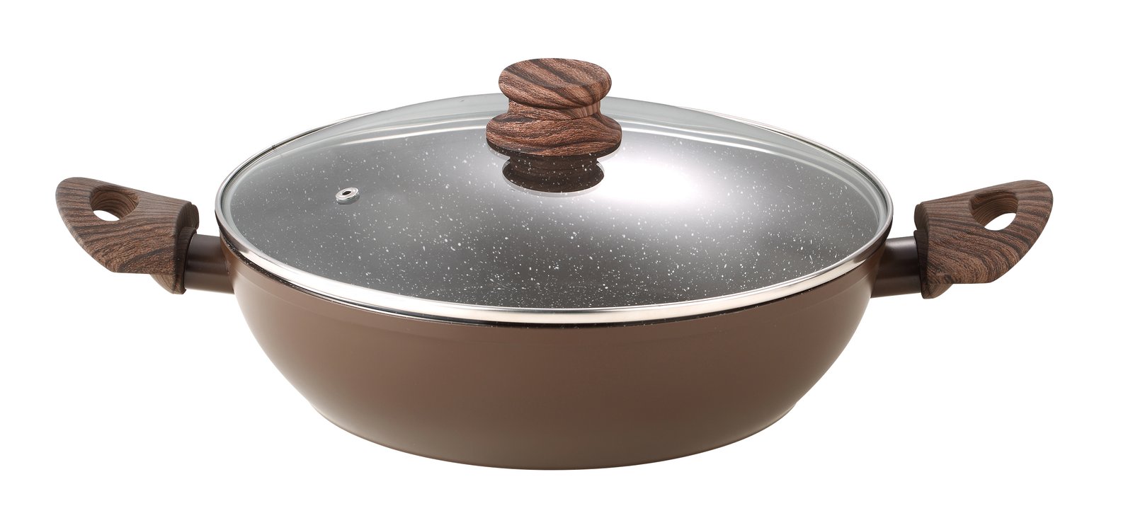 LIETTA Walnut Stone Saute Pan